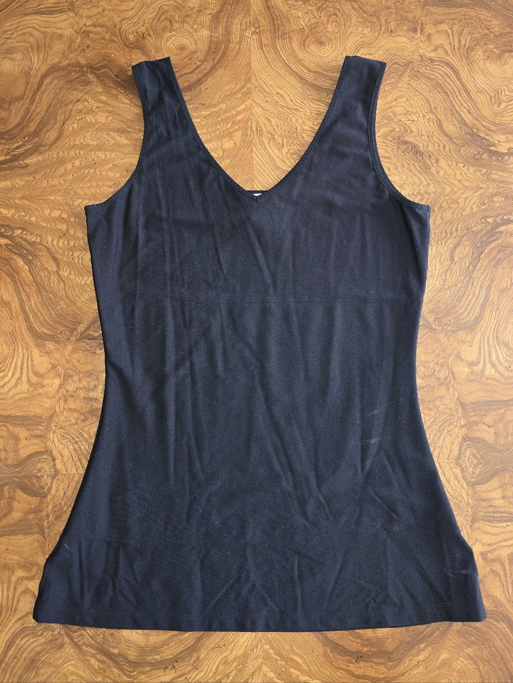 Jockey Women's Black Shapewear Slimming V-Neck Tank Top Camisole Size XL